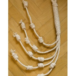 White cotton whip