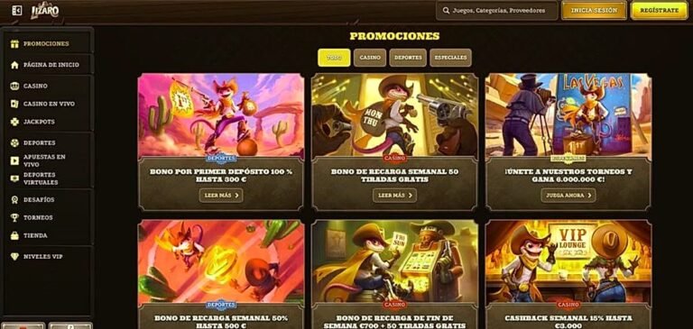 Lizaro Casino bonus powitalny